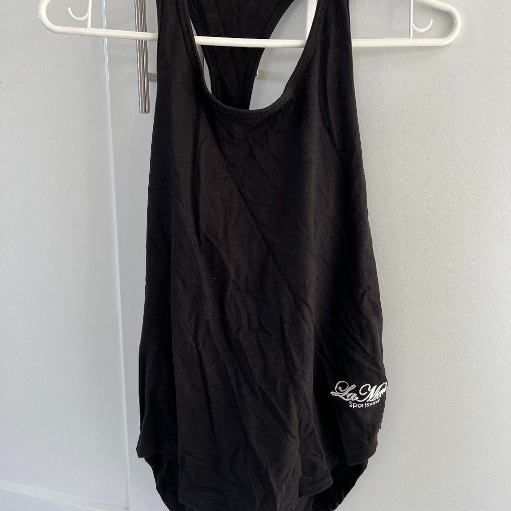 BRAND NEW Women's Black Sports Basic Solid Tank Top Blouse Top Size M